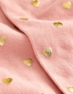 Patterned Tights-Gold Hearts-Boden Flash Sale