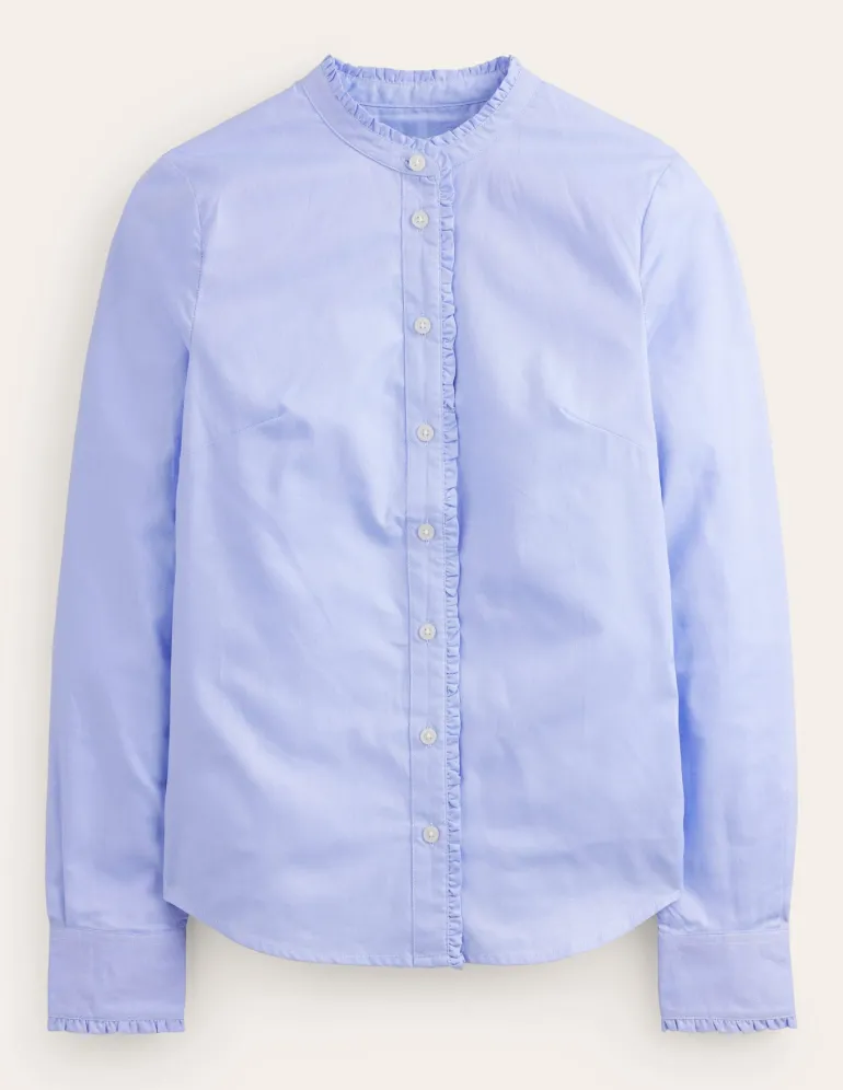 Phoebe Shirt-Blue Oxford-Boden Fashion