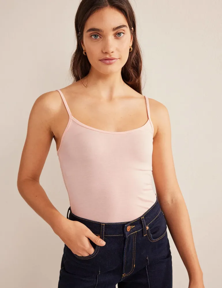 Plain Cami Top-Light Beige-Boden Discount