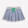 Pleated Jersey Skort-Starboard Ivory Stripe-Boden Hot