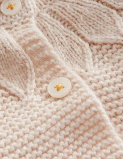 Pointelle Yoke Cardigan--Boden Hot