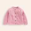 Pointelle Yoke Cardigan-Vintage Pink-Boden Cheap
