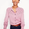 Pretty Raglan Cardigan-Soft Lavender Pink-Boden Best