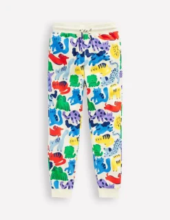 Printed Comfy Joggers-Rainbow Pets-Boden Fashion
