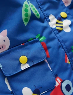Printed Fisherman-Blue Rainbow Farm-Boden Cheap