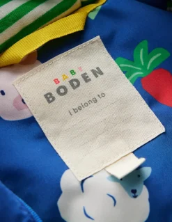 Printed Fisherman-Blue Rainbow Farm-Boden Cheap