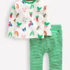 Printed Jersey Play Set-Soft Ivory Farm-Boden Discount