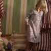 Printed Long-sleeved Nightie-Vanilla White Ballet Toile-Boden New