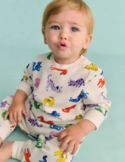 Printed Sweatshirt-Multi Spaced Rainbow Pets-Boden Best Sale