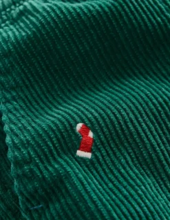 Pull-On Cord Pants-Festive Embroidery-Boden Hot