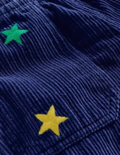 Pull-On Cord Trousers-Sapphire Blue Star-Boden Flash Sale