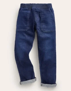 Pull-On Jeans-Dark Wash-Boden Hot