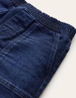 Pull-On Jeans-Dark Wash-Boden Hot