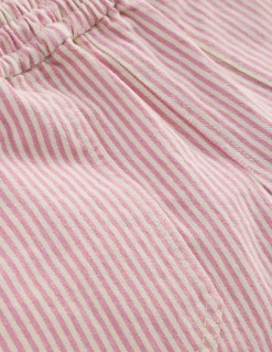 Pull-On Trouser-Pink Ticking-Boden Cheap