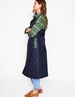 Quilted Trench Coat--Boden Fashion