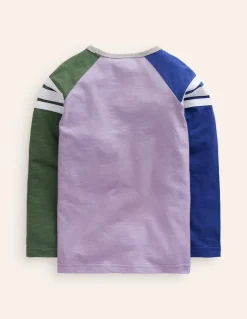 Raglan T-Shirt-Aster Multi-Boden Cheap