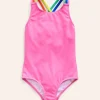 Rainbow Cross-Back Swimsuit-Strawberry Milkshake-Boden Fashion