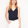 Regular V-Neck Slub Tank--Boden Online