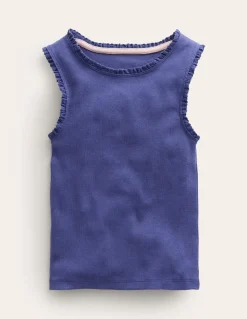 Ribbed Lace Trim Tank Top--Boden Flash Sale