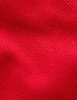 Ribbed Long Sleeve T-Shirt-Cherry Jam/Soft Ivory Stripe-Boden Discount