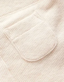 Ribbed Marl Leggings-Oatmeal Marl-Boden Cheap