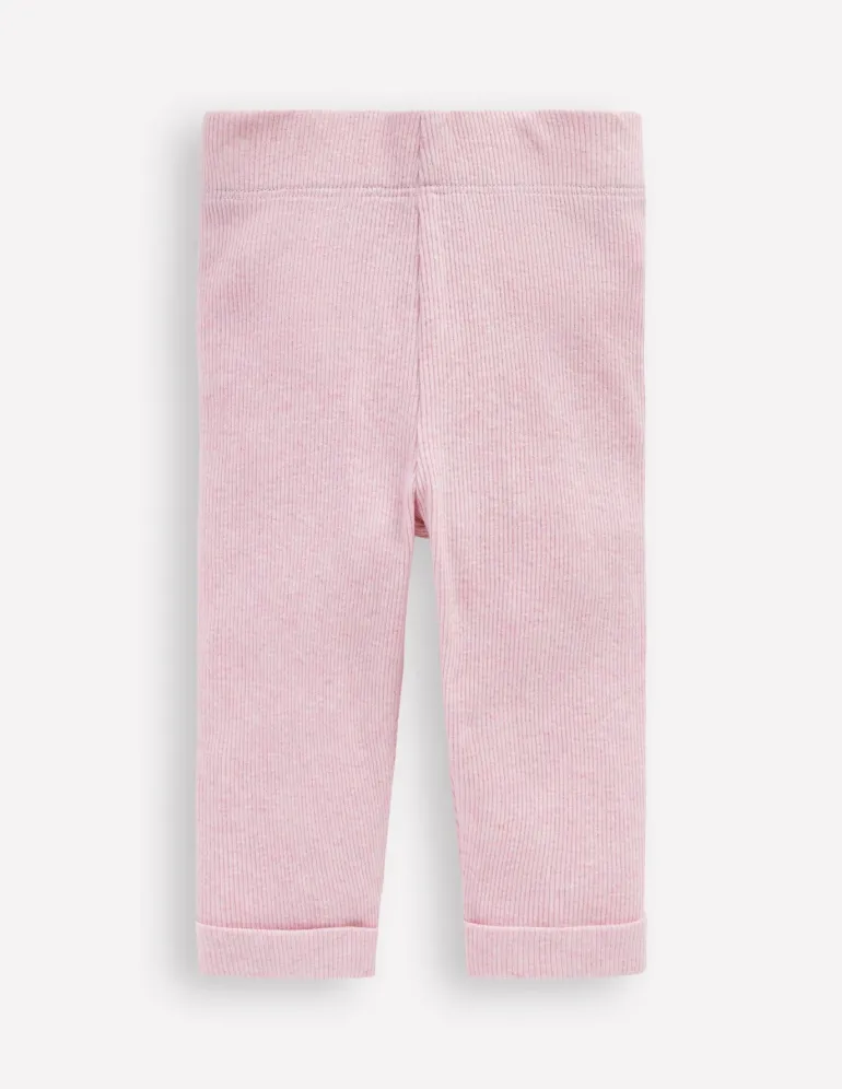 Ribbed Marl Leggings-Vintage Mauve Marl-Boden Cheap