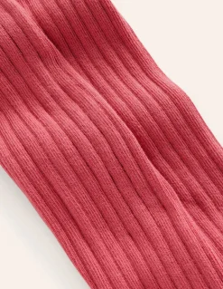 Ribbed Tights-Rose Petal Pink-Boden Online