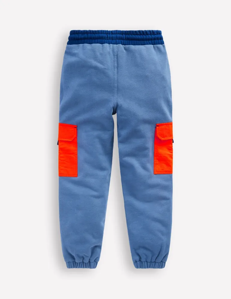 Ripstop Cargo Joggers-Robot Blue-Boden Hot