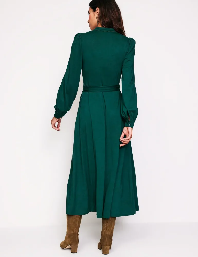 Rowena Trim Jersey Shirt Dress--Boden Flash Sale