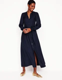 Ruby Collarless Shirt Dress--Boden Hot