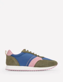 Runner Sneakers-Blue Colourblock-Boden Cheap