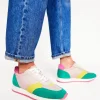 Runner Sneakers-Pink Colourblock-Boden Flash Sale