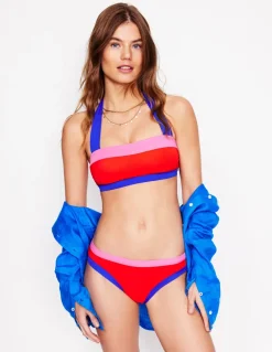 Santorini Bikini Bottoms-Fire colourblock-Boden Online
