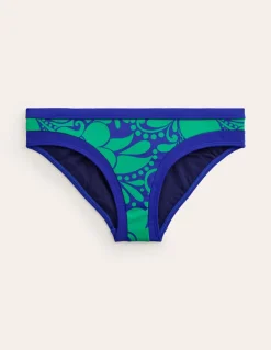 Santorini Bikini Bottoms-Surf The Web, Ripple Swirl-Boden Fashion