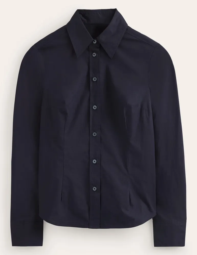 Saskia Stretch Cotton Shirt--Boden Store