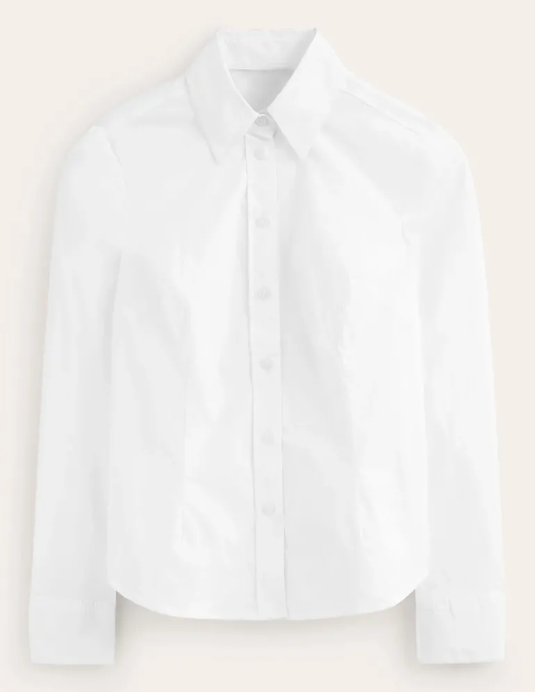 Saskia Stretch Cotton Shirt--Boden Best