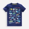 Short Sleeve GITD T-shirt-Starboard Blue Sharks-Boden Best Sale