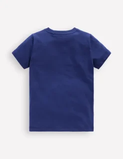 Short Sleeve GITD T-shirt-Starboard Blue Sharks-Boden Best Sale