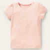 Short Sleeve Pointelle Top-Provence Dusty Pink-Boden Sale