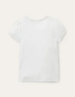 Short Sleeve Pointelle Top--Boden Online