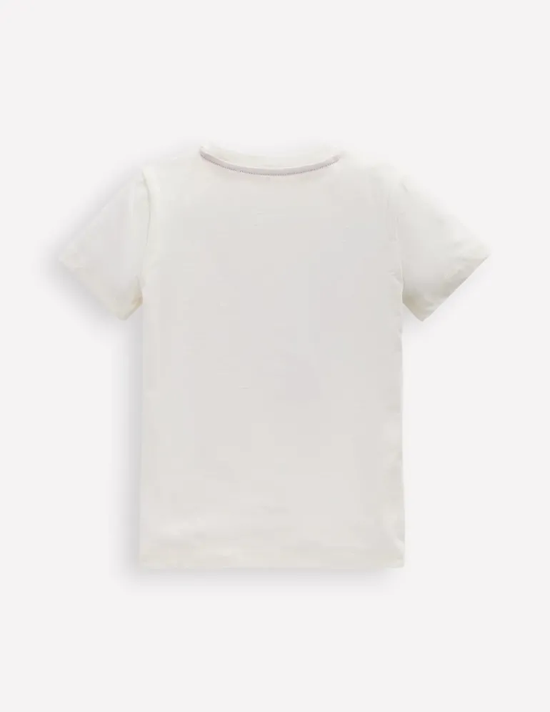 Short Sleeve Riso T-Shirt-Soft Ivory Race Cars-Boden Sale