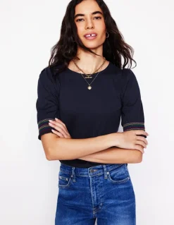 Short Sleeve Smocked Cuff Top--Boden Best Sale