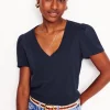 Short Sleeve V Neck T-shirt--Boden Best