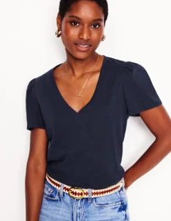Short Sleeve V Neck T-shirt--Boden Best