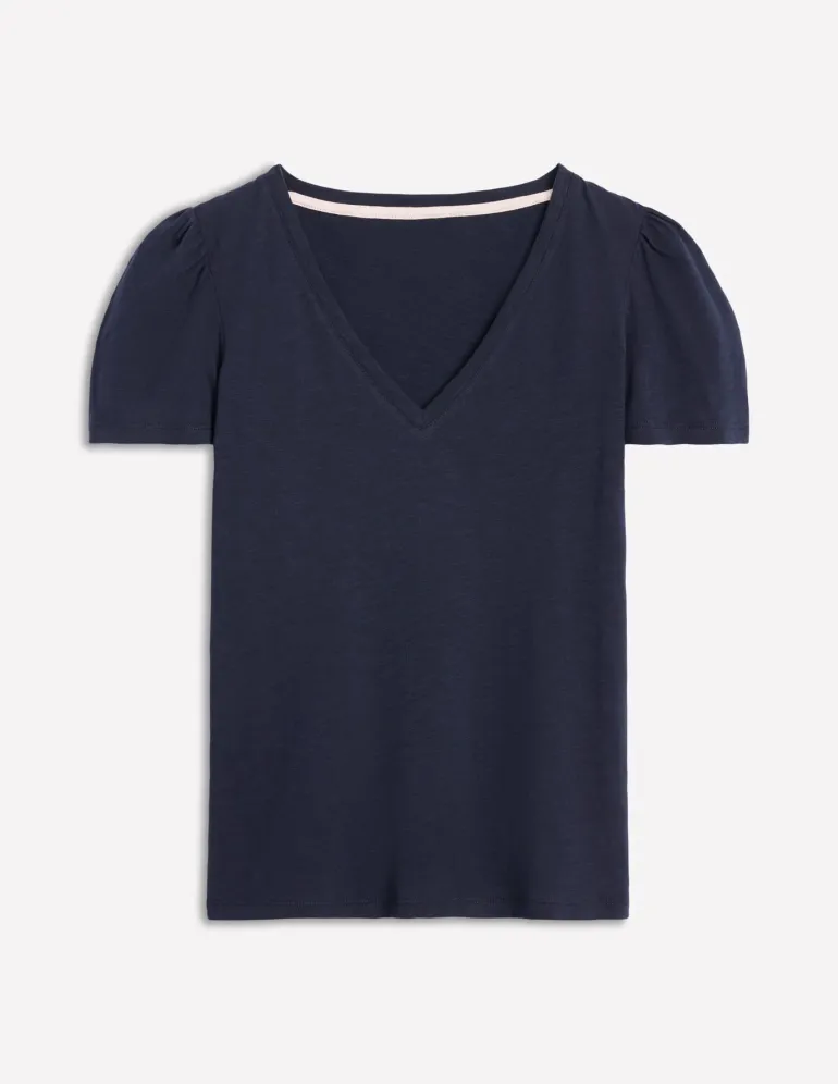 Short Sleeve V Neck T-shirt--Boden Best