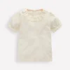 Short Sleeved Collared Top-Ivory Broderie-Boden Sale