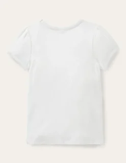 Short-Sleeved Pointelle Top--Boden Online