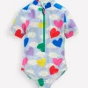 Short-sleeved Swimsuit-Misty Blue Balloon Sky-Boden Sale