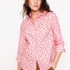 Sienna Cotton Shirt-Almond Pink, Sparse Spot-Boden Clearance
