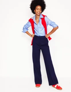 Sienna Cotton Shirt-Blue Oxford-Boden Best Sale
